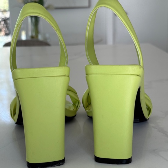 Abound Ryleigh Braided Square-Toe Sandals in Green Pear - Picture 3 of 7